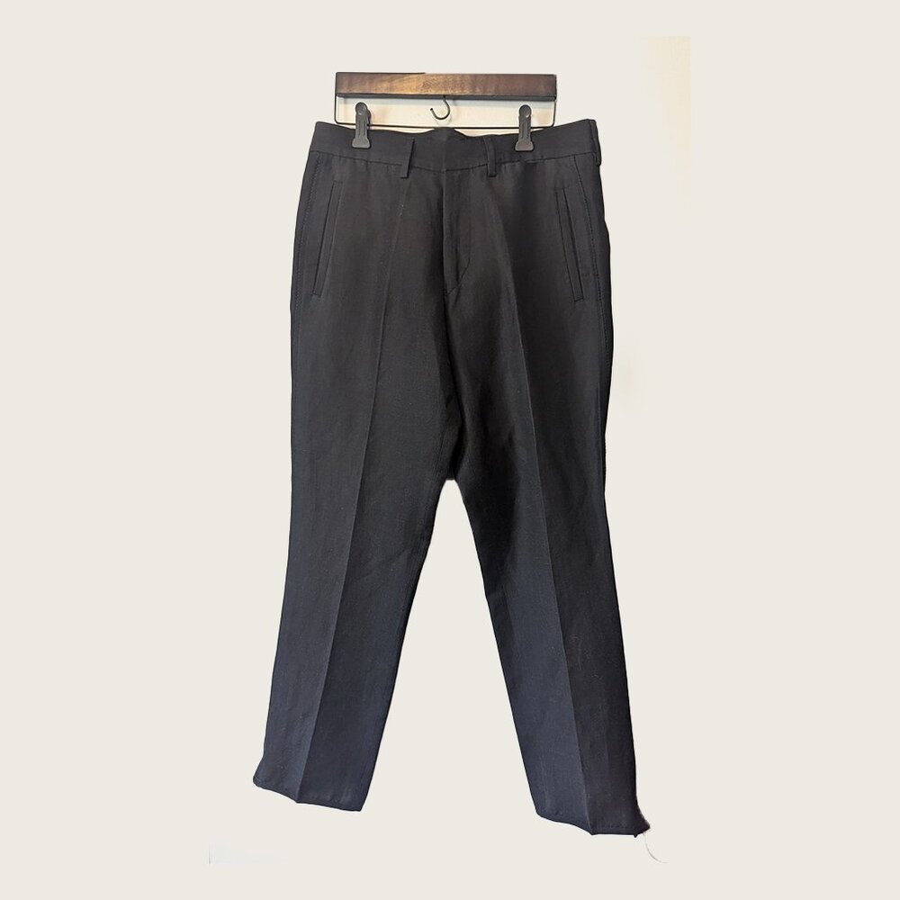 MARITHÉ FRANCOIS GIRBAUD - Ramie blend black trousers - Sz 31